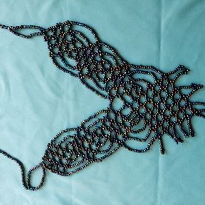 Hand-beaded necklace